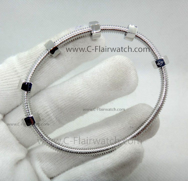 New Ecrou De Cartier Bracelet - Silver Steel
